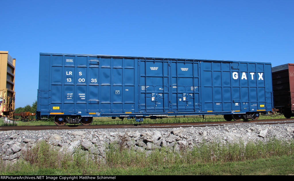 Blue GATX Box Car